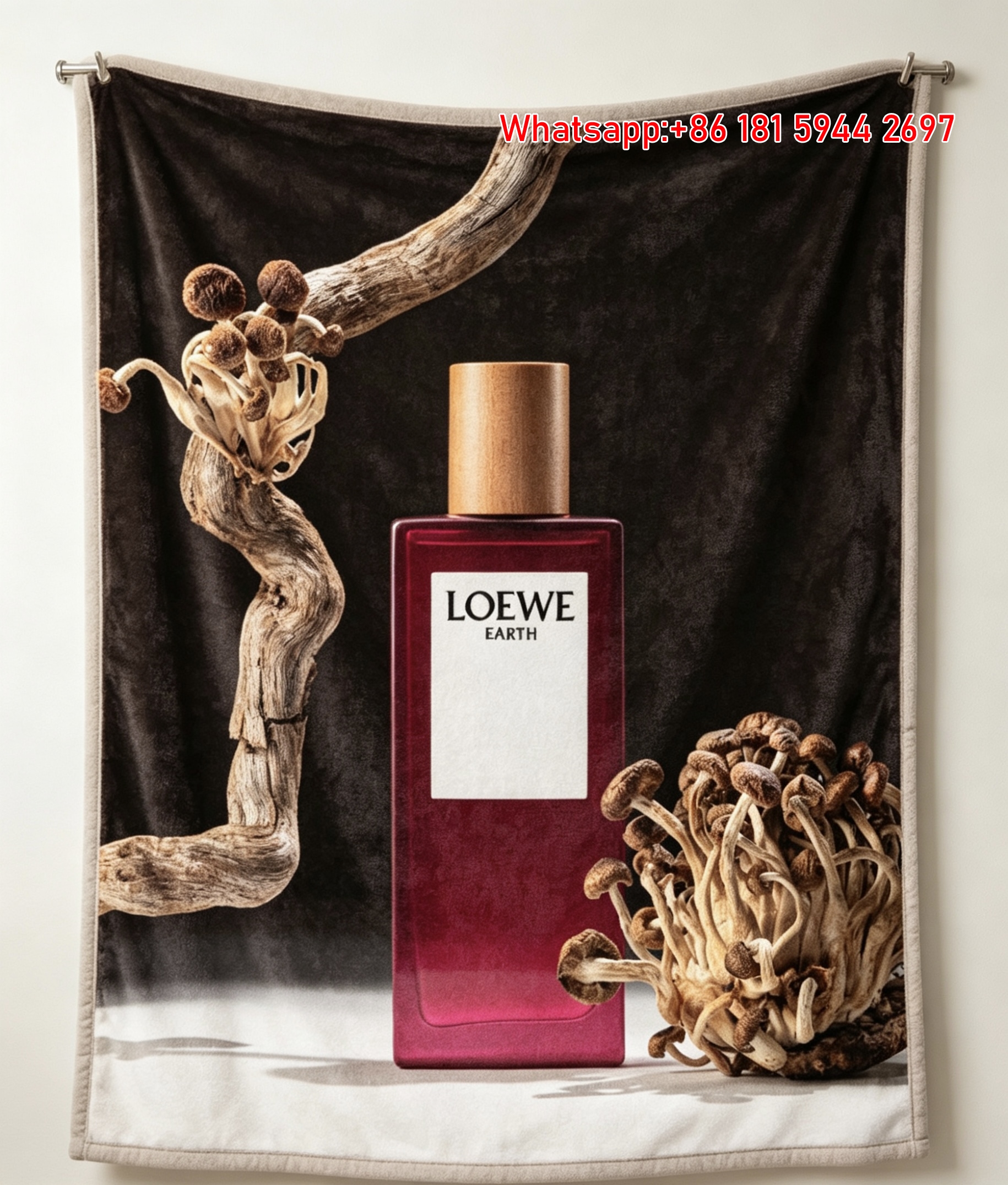 Loewe Earth Nature Inspired Flannel Fleece Throw Blanket L234